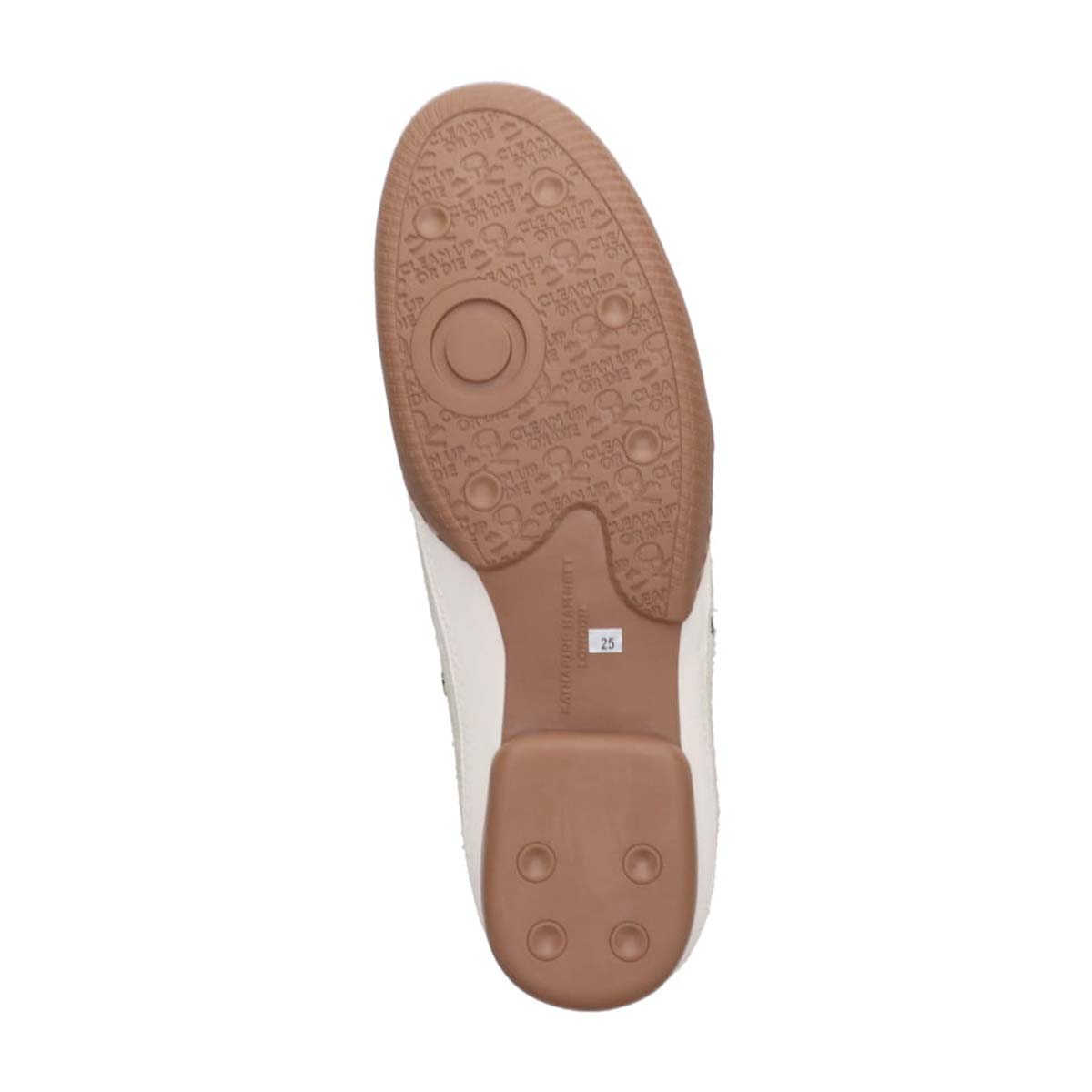 KATHARINE HAMNETT LONDON スニーカー ホワイト/ブラウン キャサリンハムネットロンドン KATHARINE HAMNETT LONDON レース