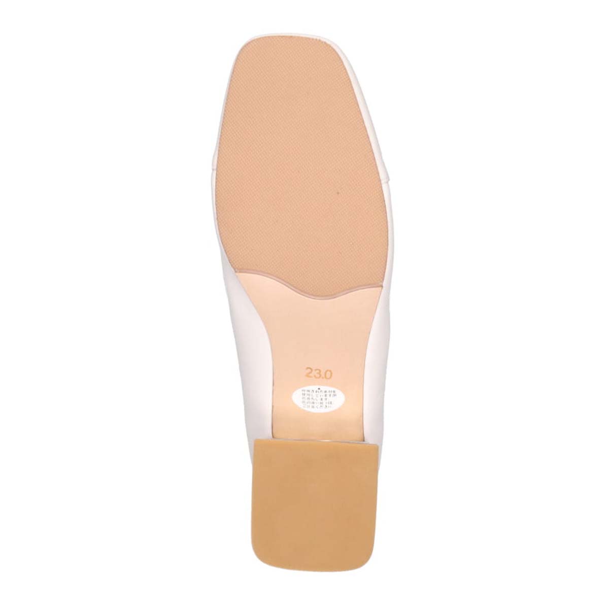 KATHARINE HAMNETT LONDON　スクエアトゥストレッチブーツ 041533 WHITE 23.0