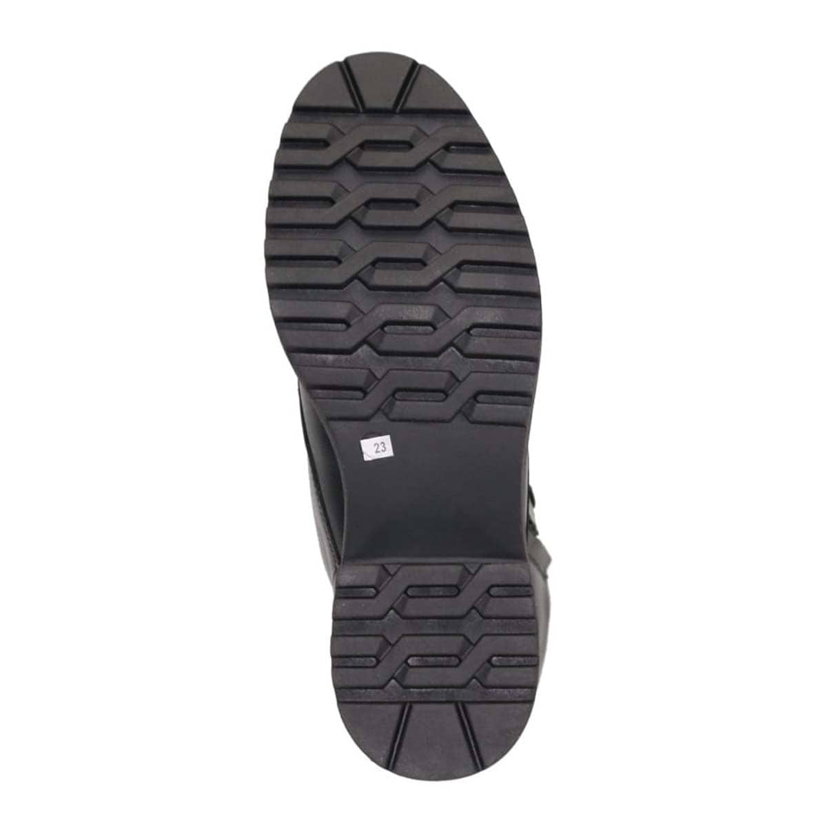 KATHARINE HAMNETT LONDON　厚底レースアップブーツ 048107 BLACK 23.0