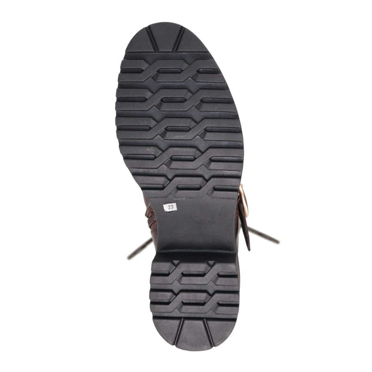 KATHARINE HAMNETT LONDON　ロングブーツ 048108 D-BROWN 23.0