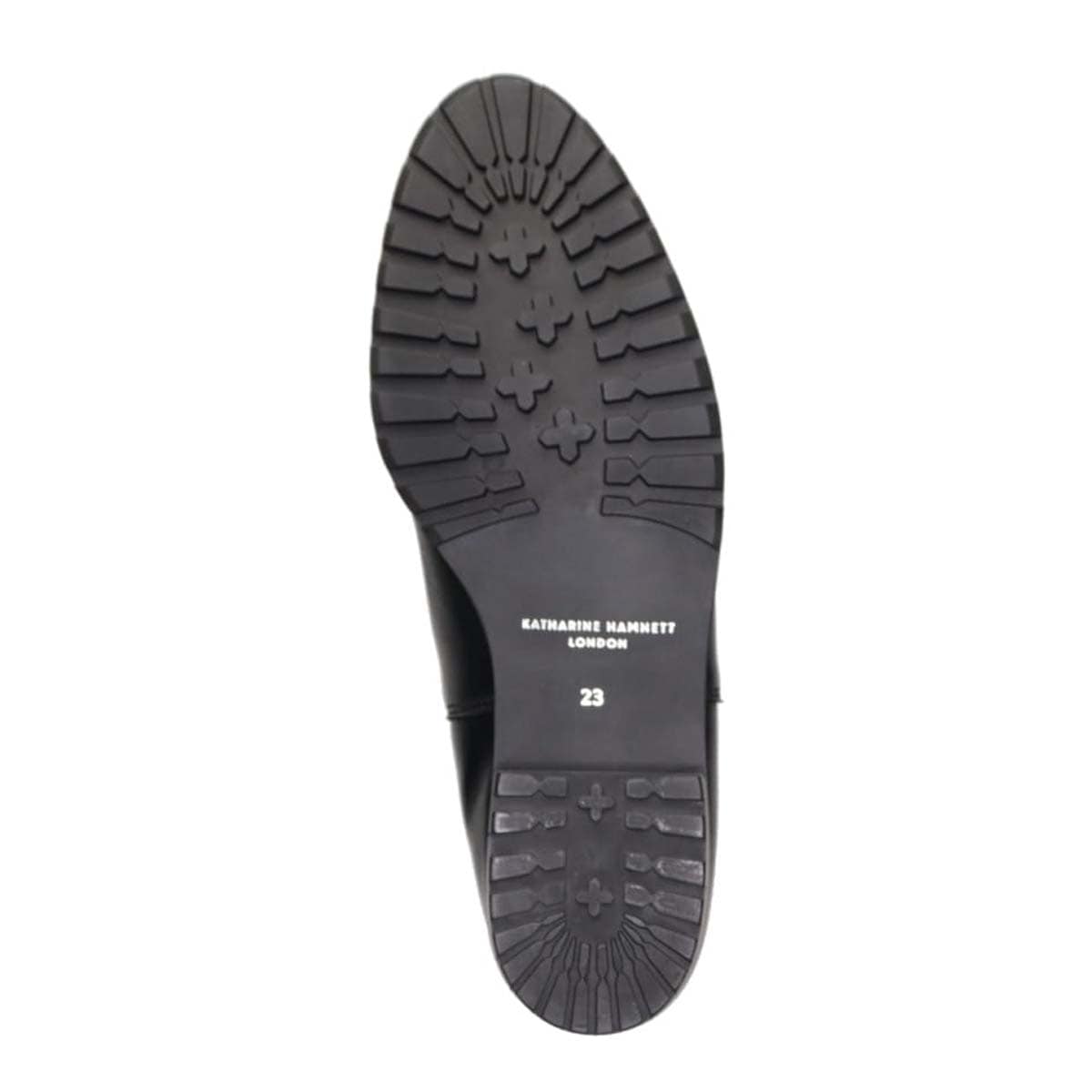 KATHARINE HAMNETT LONDON　サイドゴアブーツ 048109 BLACK 23.0