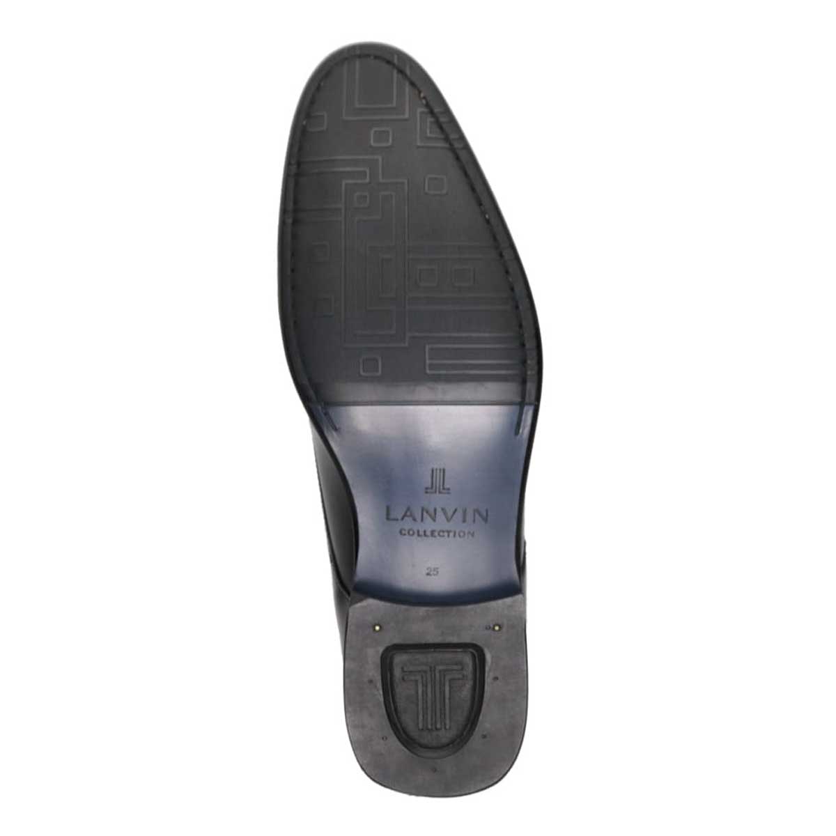 ランバンコレクション LANVIN COLLECTION 外羽根プレーントゥビジネスシューズ  083470 BLACK 25.0
