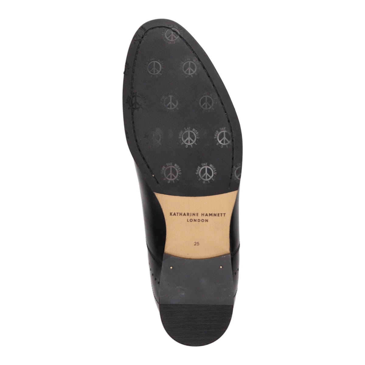 KATHARINE HAMNETT LONDON　ドレスシューズ　34000 BLACK 25.0