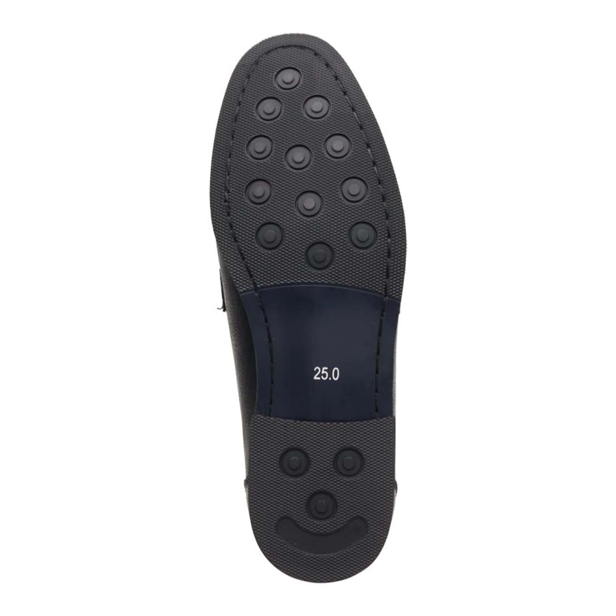 アビーロード ABBEY ROAD ビット金具付きスリッポンビジカジシューズ　AB9513 BLACK 25.0