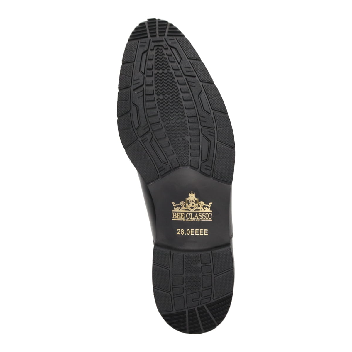 【大きいサイズ】ビークラシック BEE CLASSIC 【GORE-TEX】ゴアテックス 内羽根ストレットチップ・ビジネスシューズ  CBK7005G BLACK 28.0