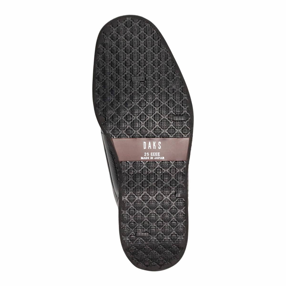 DAKS　外羽根ユーチップ・ビジカジシューズ DA2109 BLACK 25.0