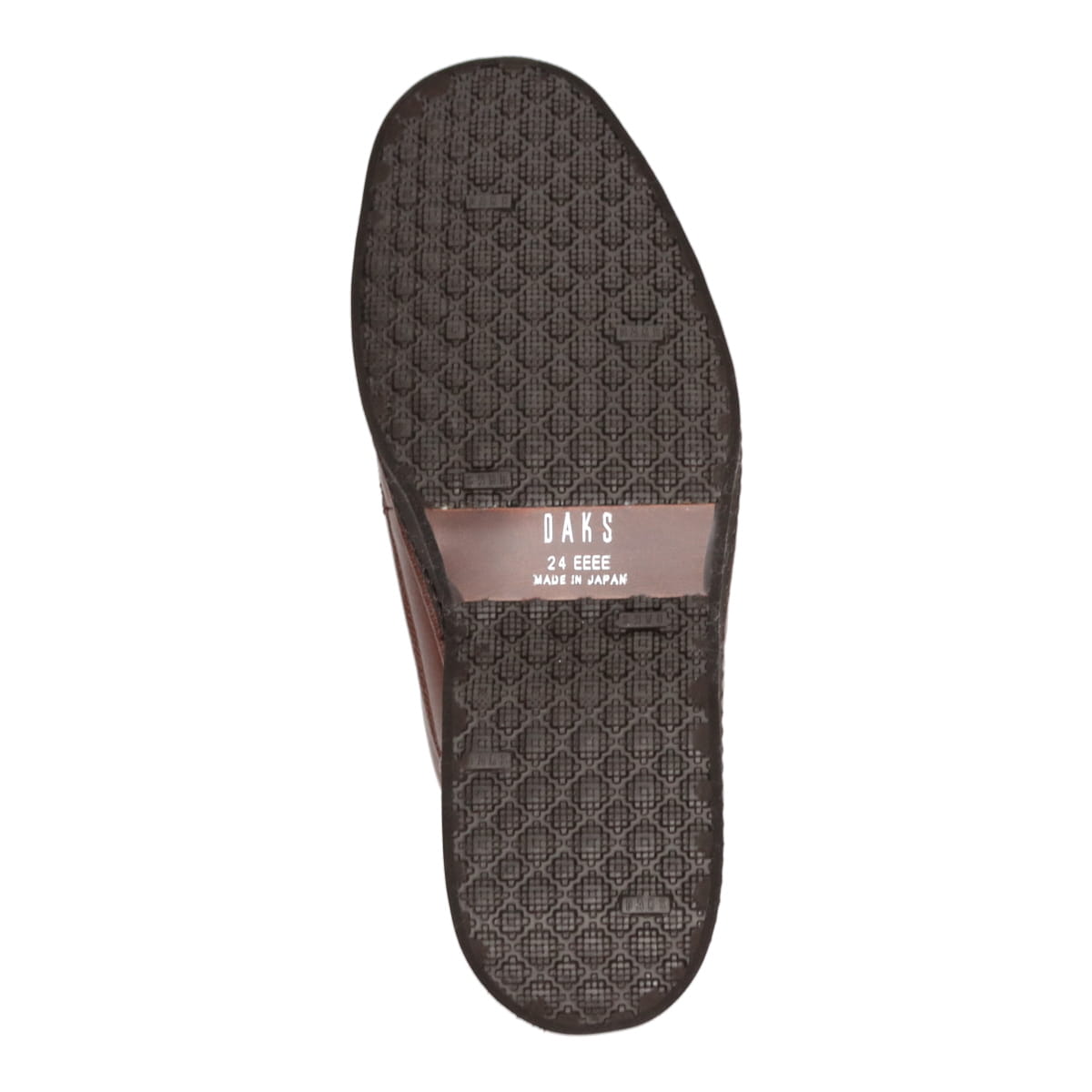 DAKS　外羽根ユーチップ・ビジカジシューズ DA2109 BROWN 25.0