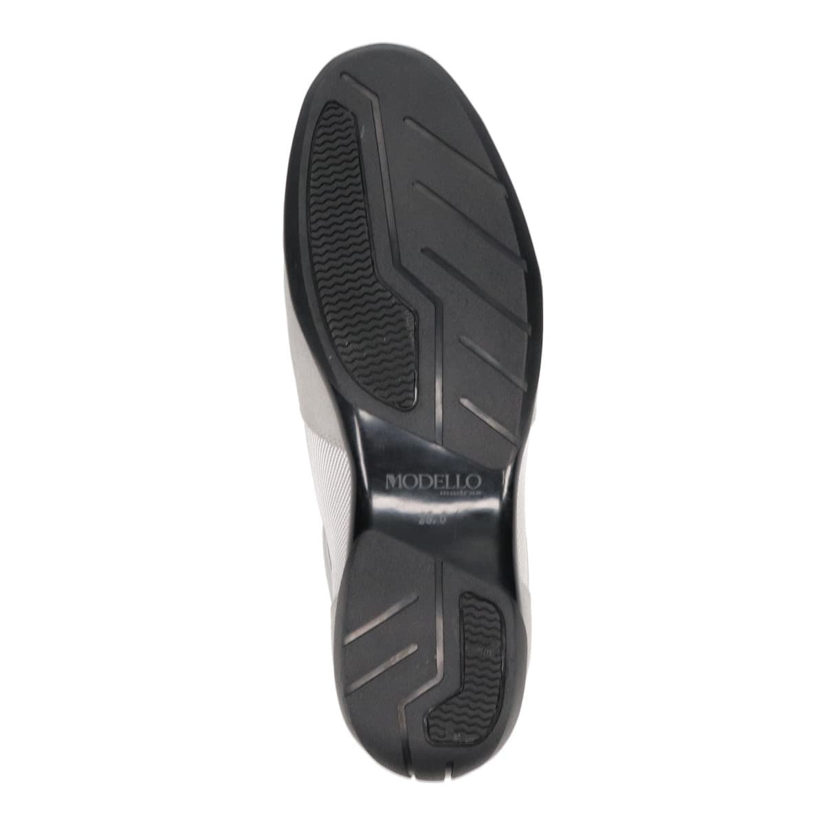 【抗ウイルス・抗菌加工】モデロ MODELLO  ドライビングレザースニーカー　DM3142 L-GRAY/C 25.0
