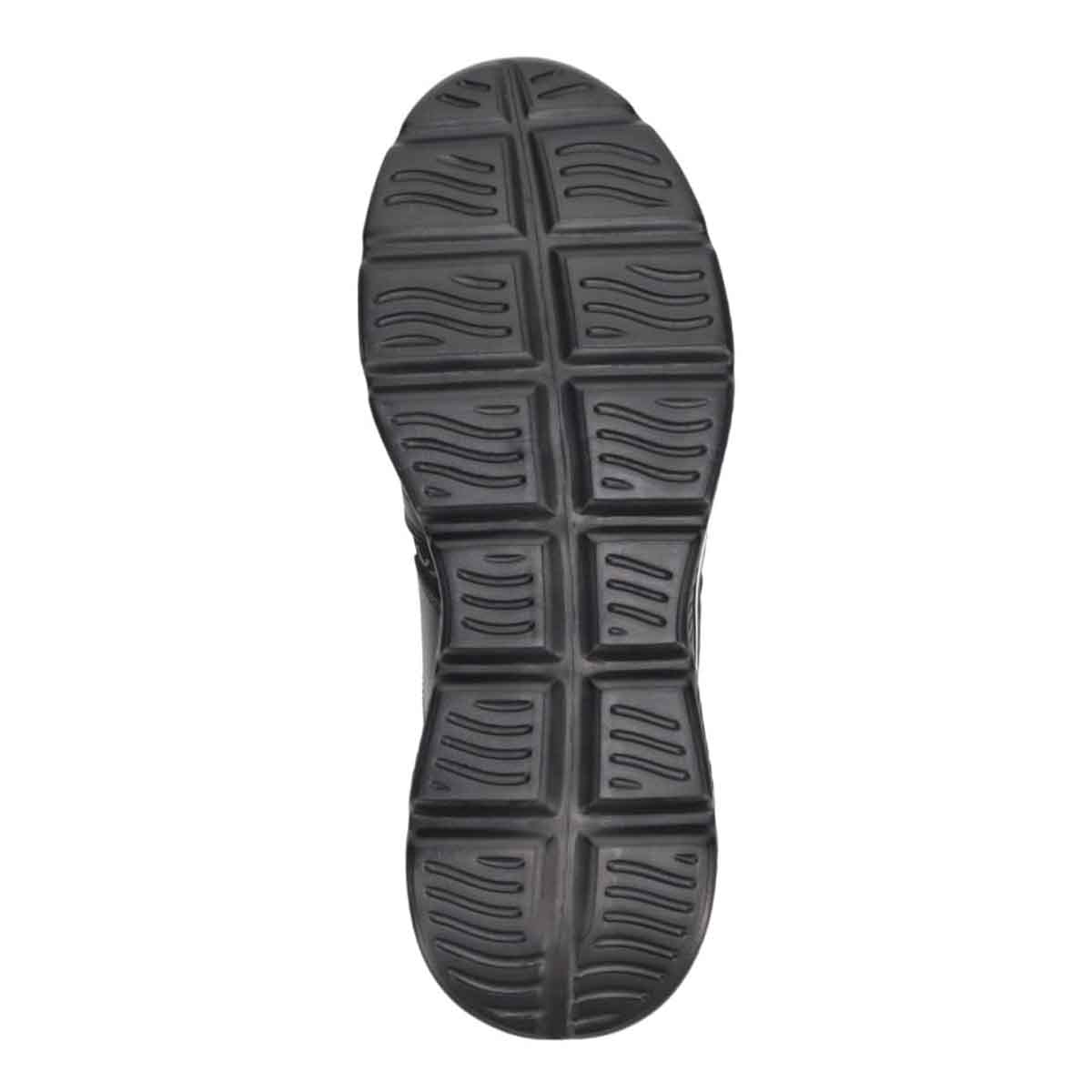 モデロ MODELLO 「Recovery Shiatsu Insole」搭載で指圧効果により血行をよくする。レザースリッポンスニーカー　DM3343R BLACK 25.0