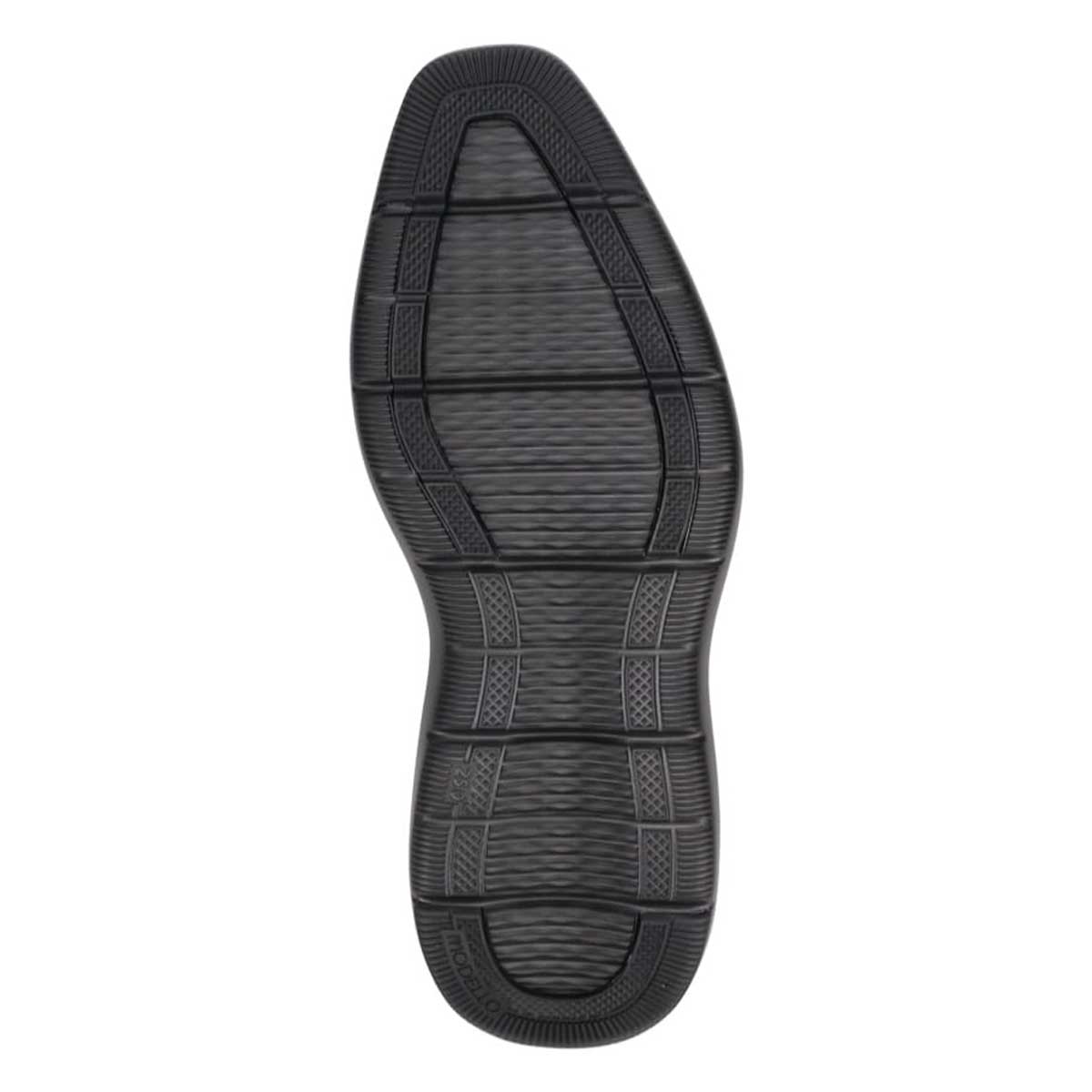 モデロ MODELLO 「リカバリーインソール」搭載で指圧効果により血行を115％促進。内羽根ストレートチップドレスカジュアルシューズ　DM3351R BLACK 25.0