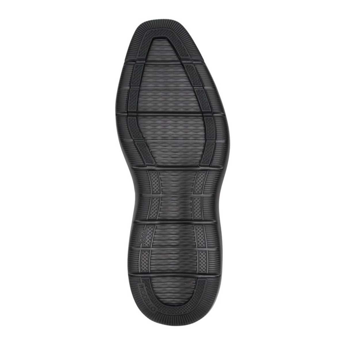 モデロ MODELLO 「リカバリーインソール」搭載で指圧効果により血行を115％促進。ホールカットドレスカジュアルシューズ　DM3352R BLACK 25.0