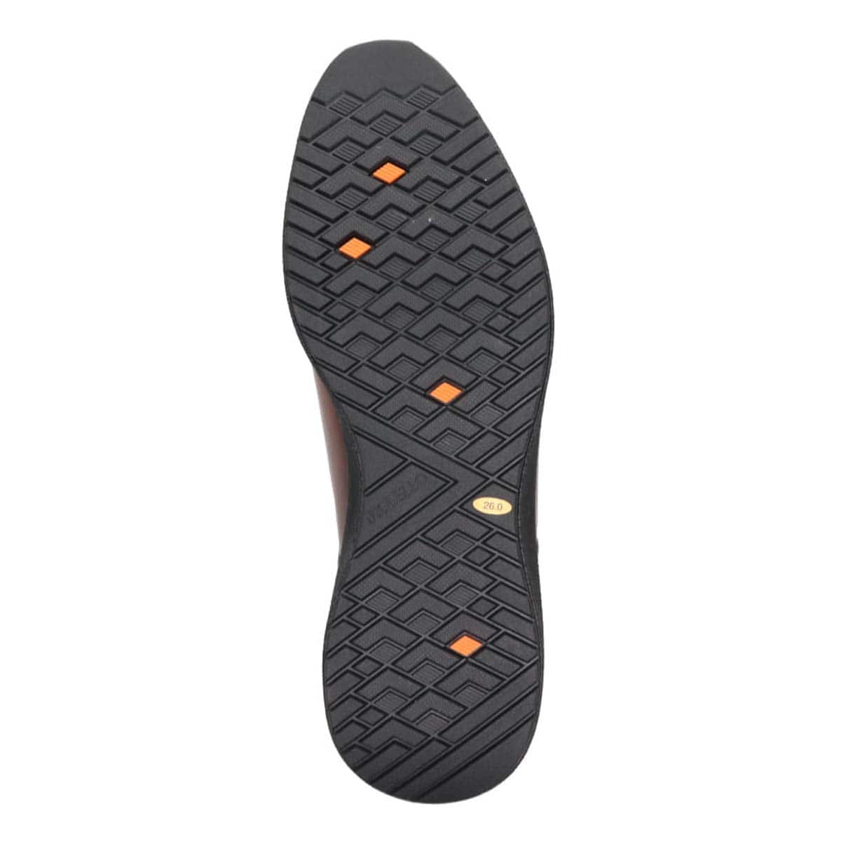 モデロ MODELLO レースアップドレスカジュアルレザースニーカー　DM3405 D-BROWN 25.0