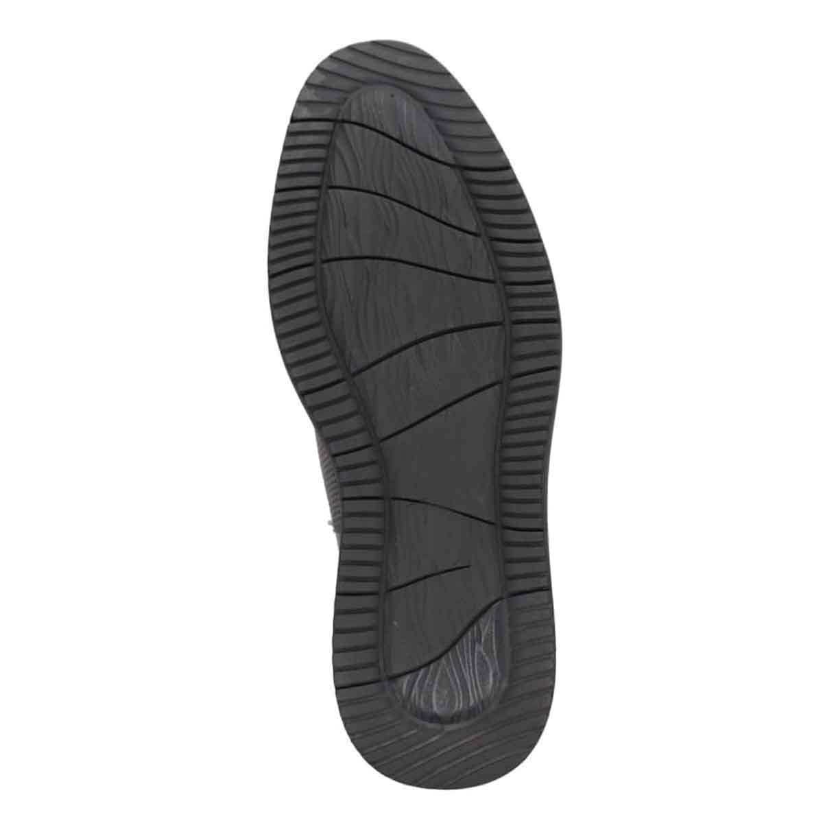 モデロ MODELLO 「Recovery Shiatsu Insole」搭載で指圧効果により血行をよくする。ニットブーティー　DM3416R D-GRAY 25.0