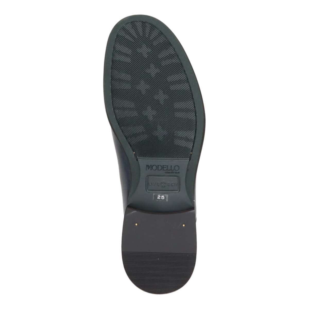 モデロ MODELLO 「リカバリーインソール」搭載で指圧効果により血行を115％促進。内羽根ストレートチップ ドレスシューズ　DM5518XR NAVY 25.0