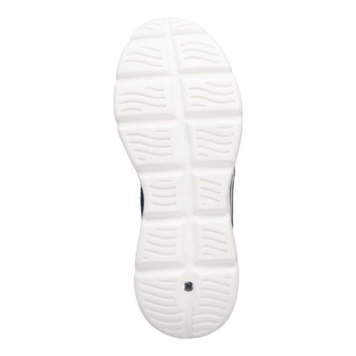 モデロ MODELLO 「リカバリーインソール」搭載で指圧効果により血行を115％促進。Recoveryニットスリッポンスニーカー　DM6529R NAVY M