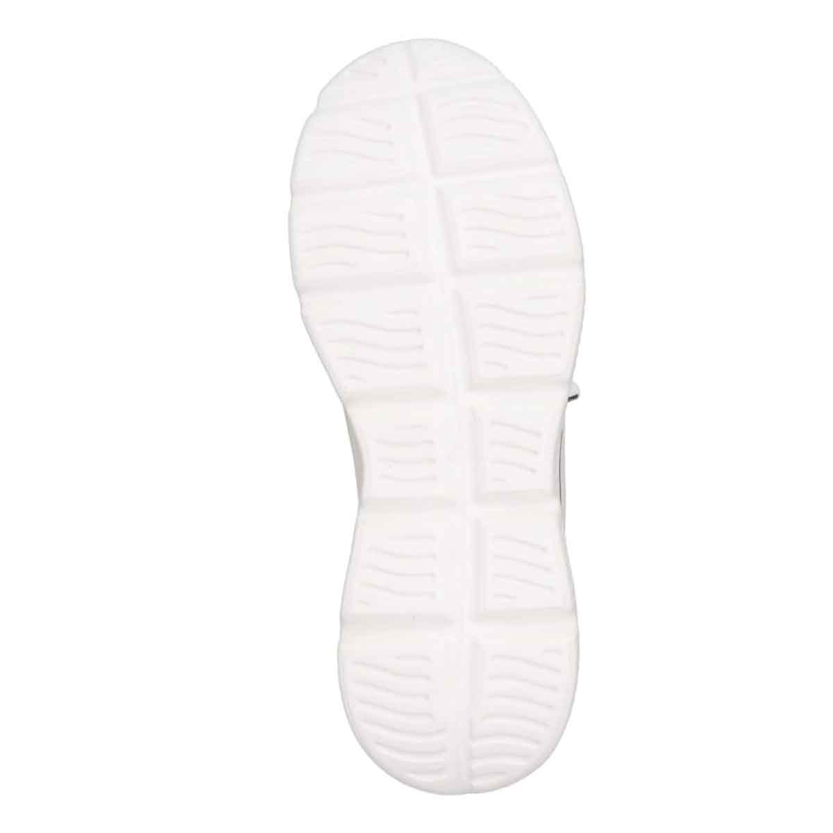 モデロ MODELLO 「リカバリーインソール」搭載で指圧効果により血行を115％促進。Recoveryニットスニーカー　DM6533R WHITE/GREEN M