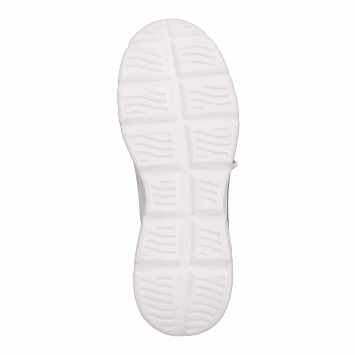 モデロ MODELLO 「リカバリーインソール」搭載で指圧効果により血行を115％促進。Recoveryニットスニーカー　DM6533R WHITE/RED M