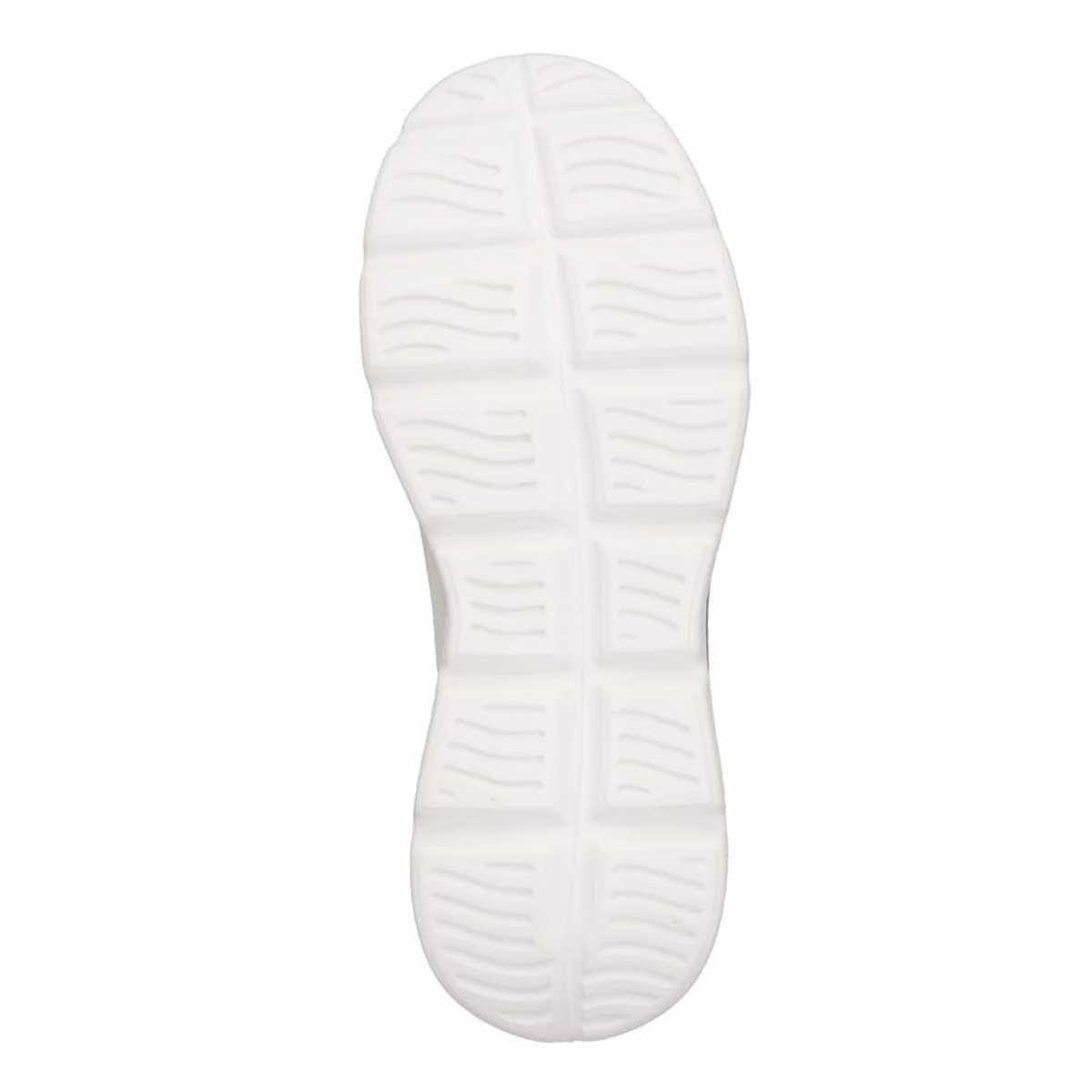 モデロ MODELLO 「リカバリーインソール」搭載で指圧効果により血行を115％促進。Recoveryニットスニーカー　DM6533R WHITE/YELLOW M