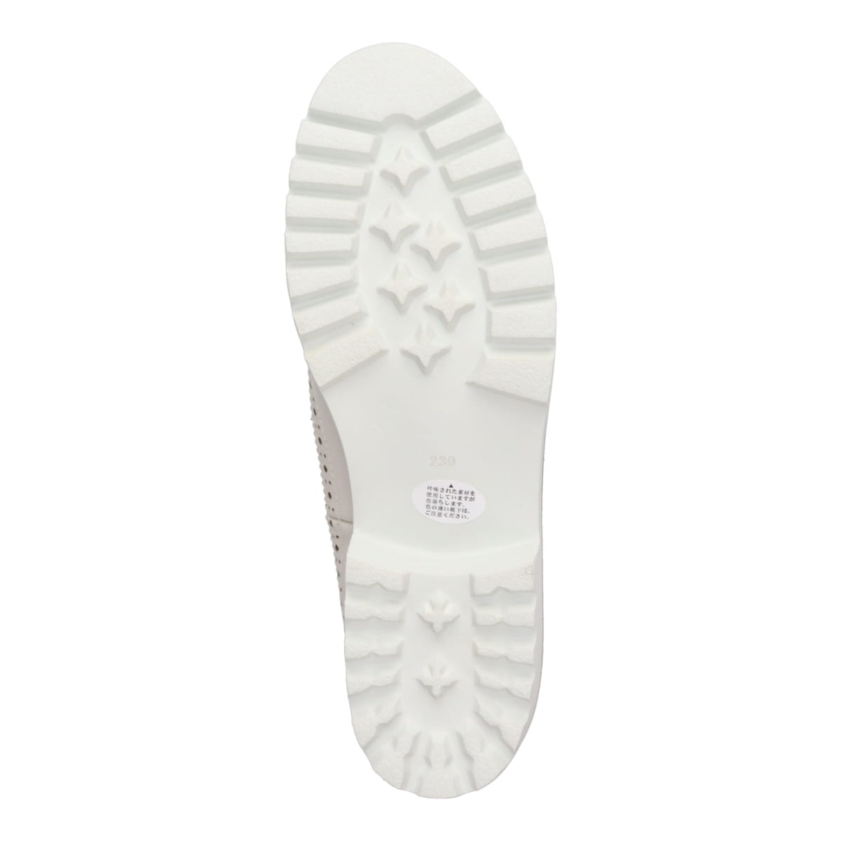 MODELLO 大人気の厚底レースアップシューズ　DML1906 WHITE/C 23.0