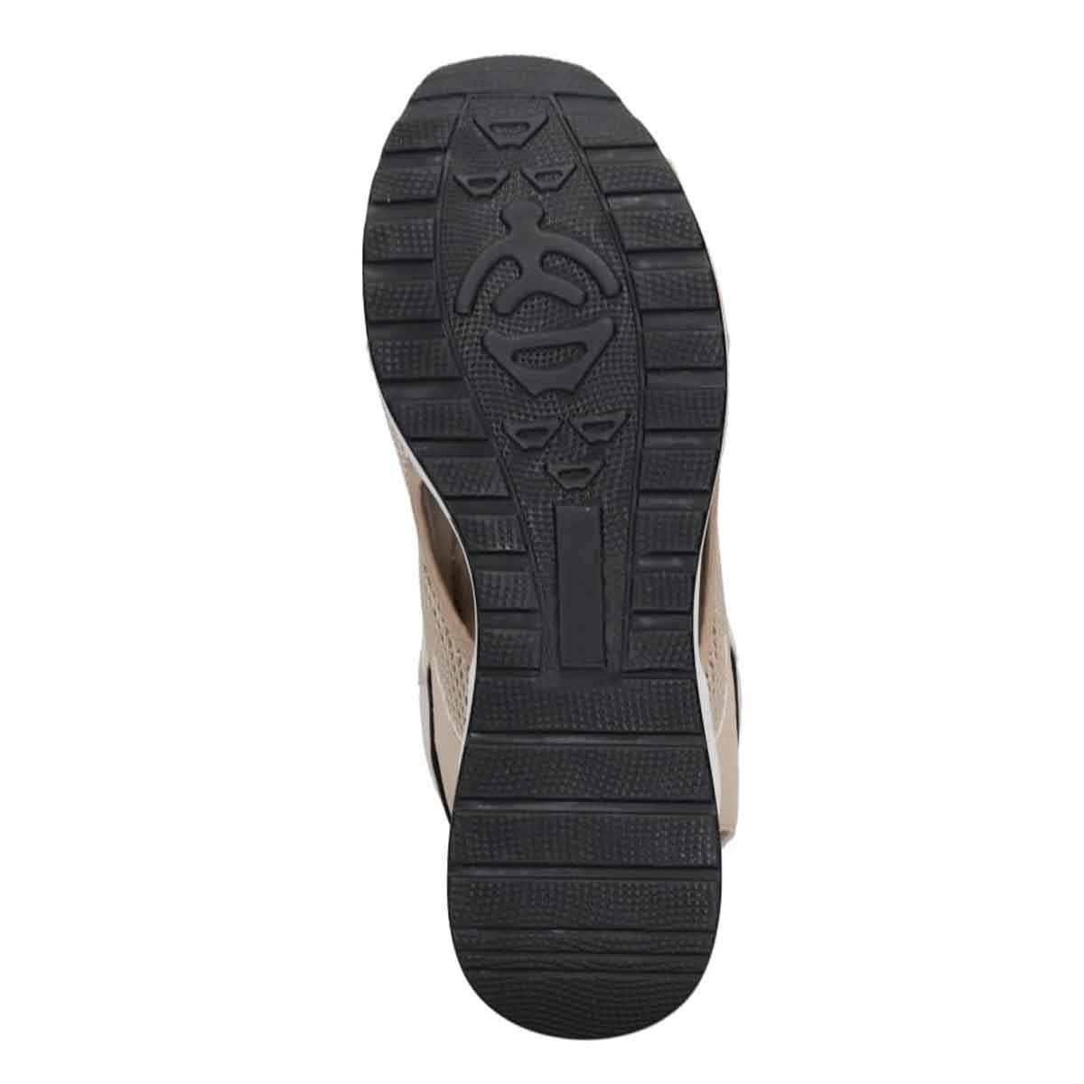 モデロ MODELLO 「リカバリーインソール」搭載で指圧効果により血行を115％促進。Recoveryヒールスニーカーサンダル　DML1940R BEIGE 23.0