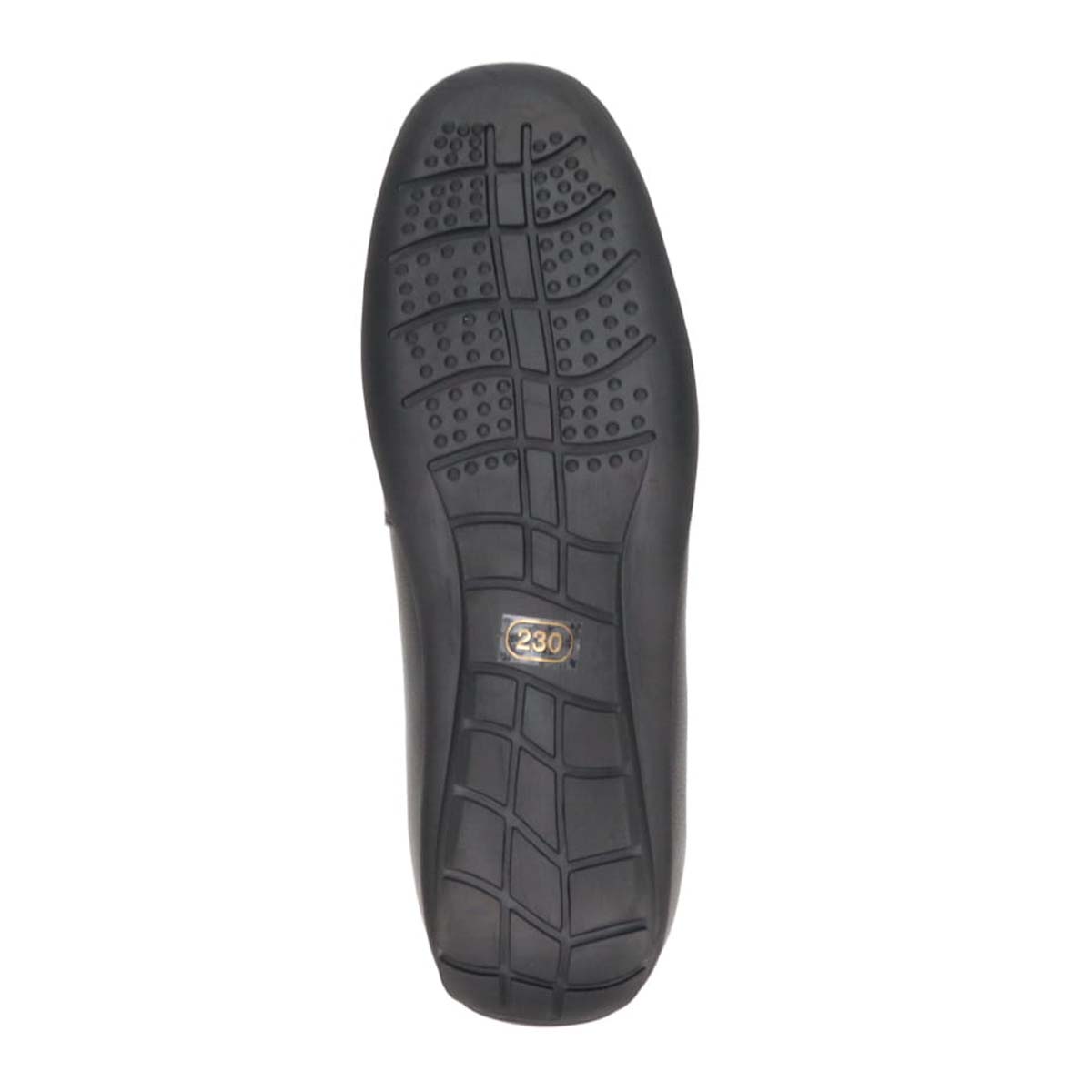 【撥水仕様】モデロ MODELLO 「Recovery Shiatsu Insole」搭載で指圧効果により血行をよくする。Recoveryスクエアトゥ モカシンシューズ  DML5500R BLACK 23.0