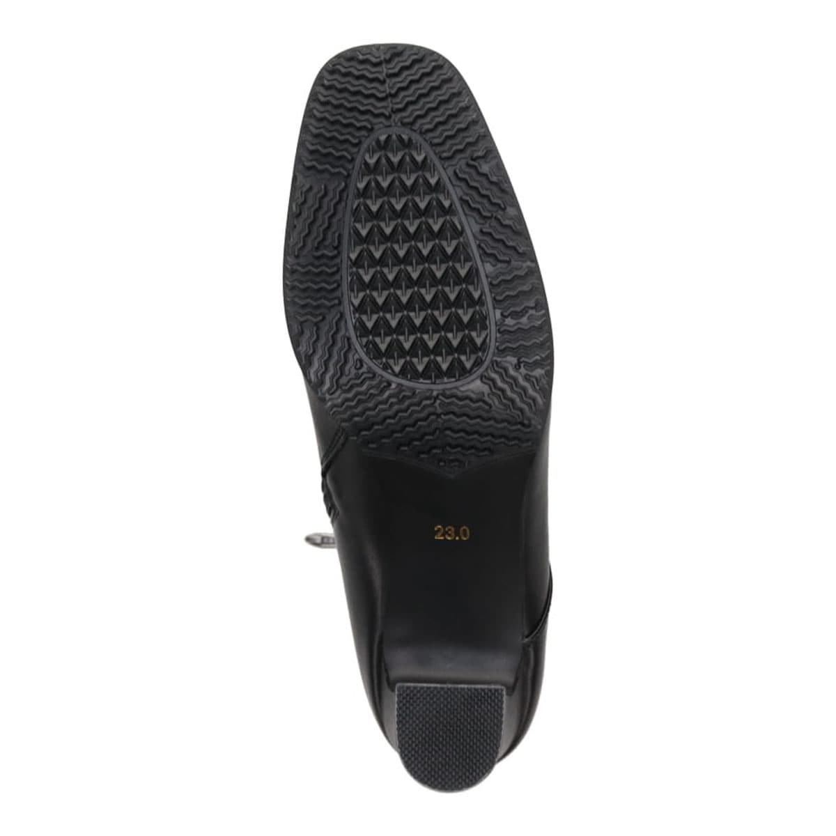 【撥水仕様】モデロMODELLO5.5cmヒールレースアップショートブーツDML5503X BLACK 23.0