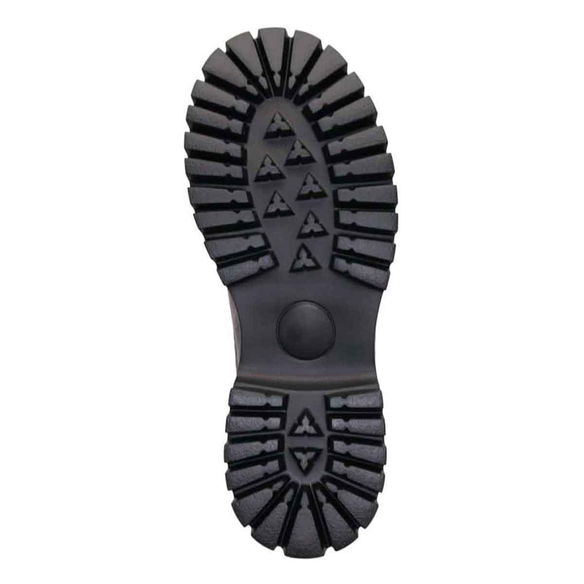 【撥水仕様】モデロ MODELLO 「Recovery Shiatsu Insole」搭載で指圧効果により血行を115％促進。 COVEROSS Bee 5.5cmヒール タンクソールショートブーツ DML5504R GRAY-SILKY 23.0