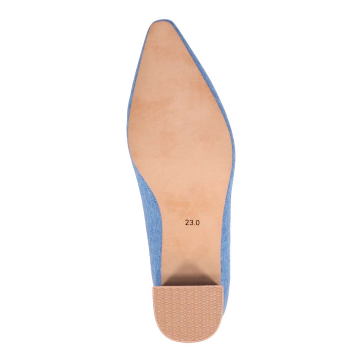 モデロ MODELLO 「リカバリーインソール」搭載で指圧効果により血行を115％促進。Recoveryポインテッドパンプス　DML5505R BLUE-TX 23.0