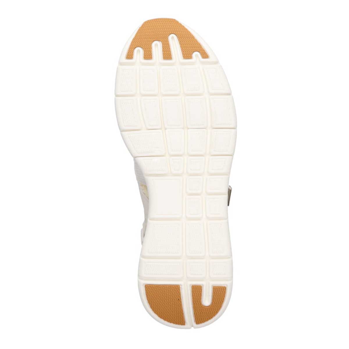 モデロ MODELLO 「リカバリーインソール」搭載で指圧効果により血行を115％促進。Recovery３本ベルトヒールアップスポーツサンダル　DML6063R WHITE 23