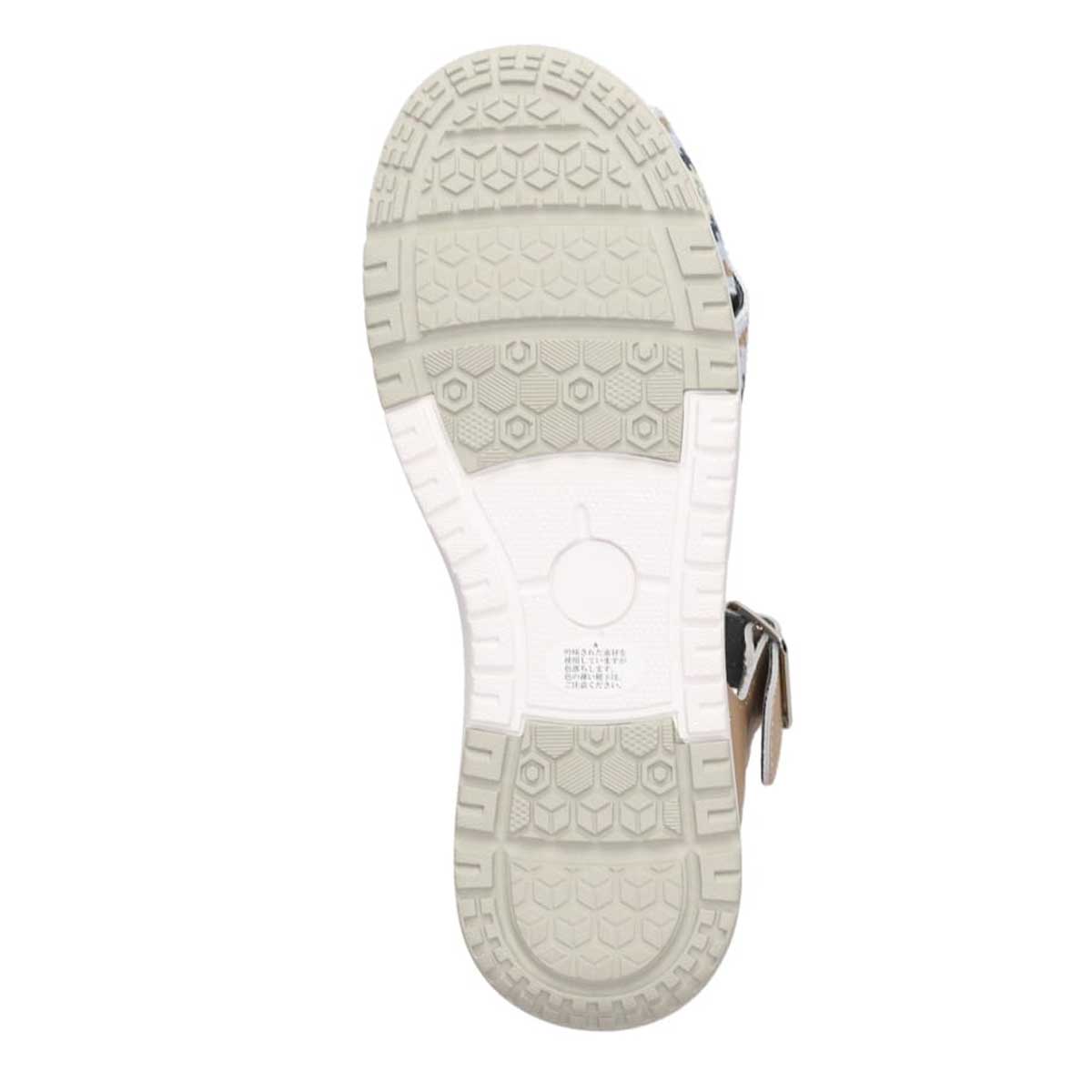 モデロ MODELLO 「リカバリーインソール」搭載で指圧効果により血行を115％促進。Recoveryクロスベルトプラットフォームサンダル　DML6064R BLUE/C 23