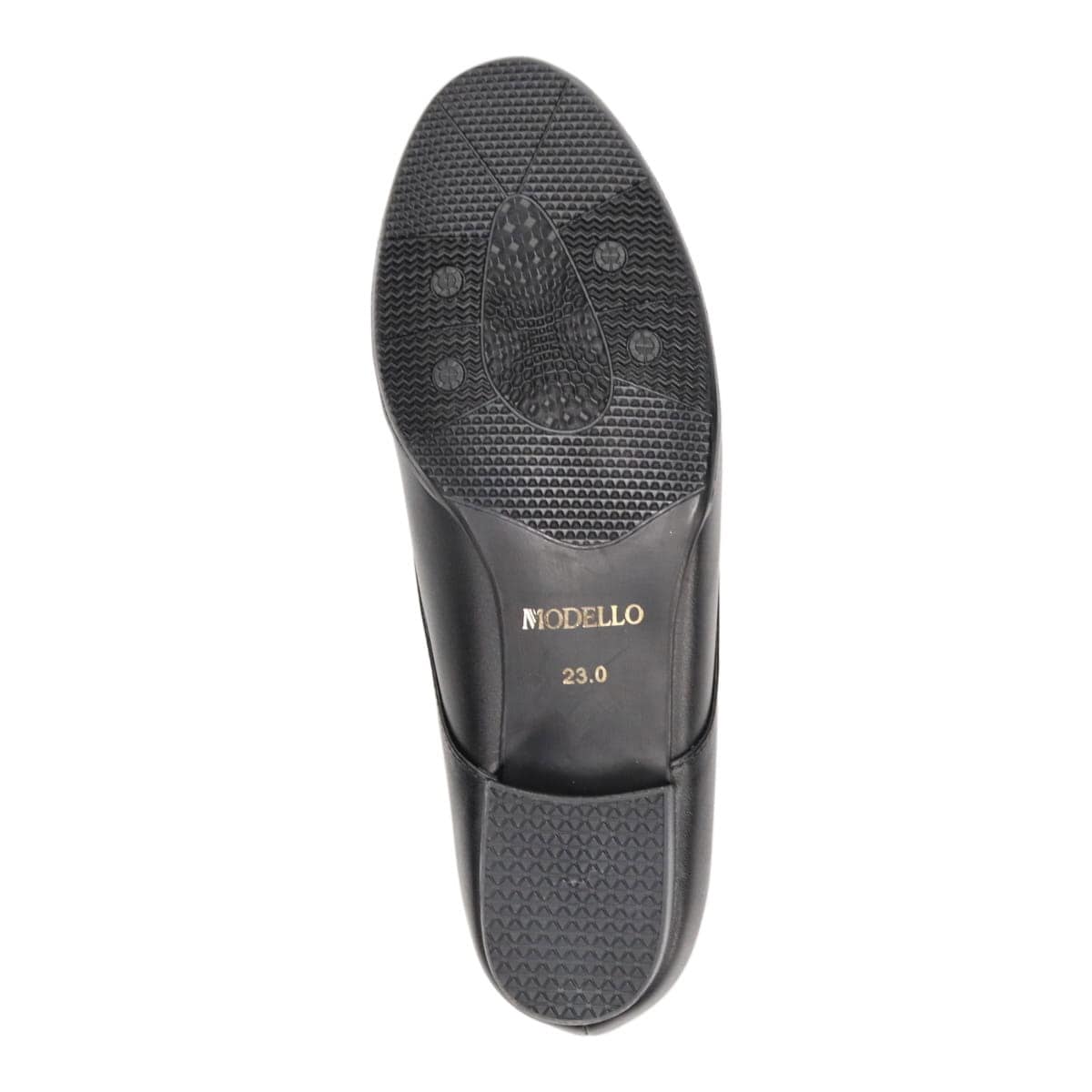 【撥水仕様】モデロ MODELLO  雨の日も安心♪ 撥水レースアップシューズ DML7106A BLACK 23.0