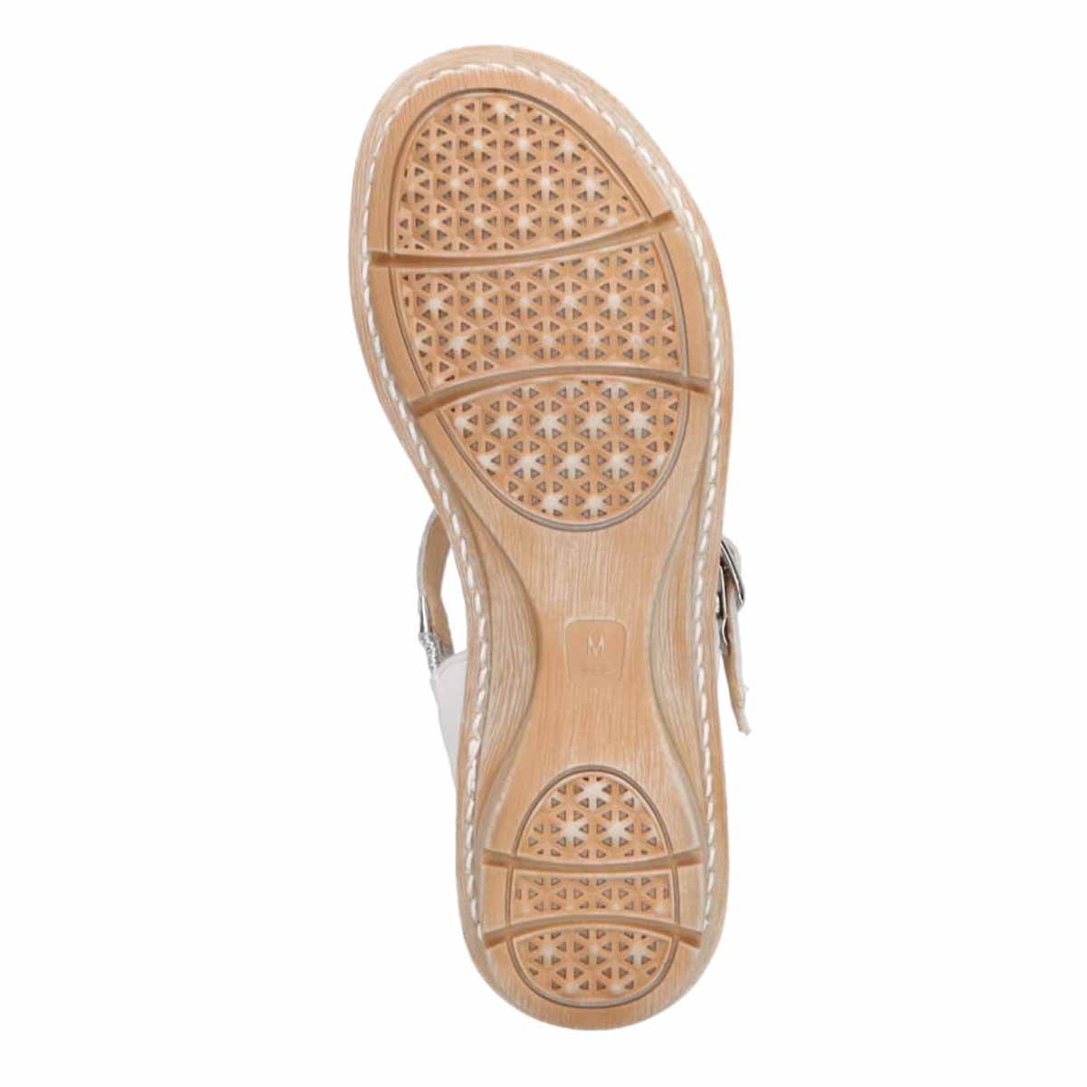 モデロ MODELLO 　ナチュラルレザーフットベットサンダル　DML7156 SILVER/C M　(23.0～23.5)