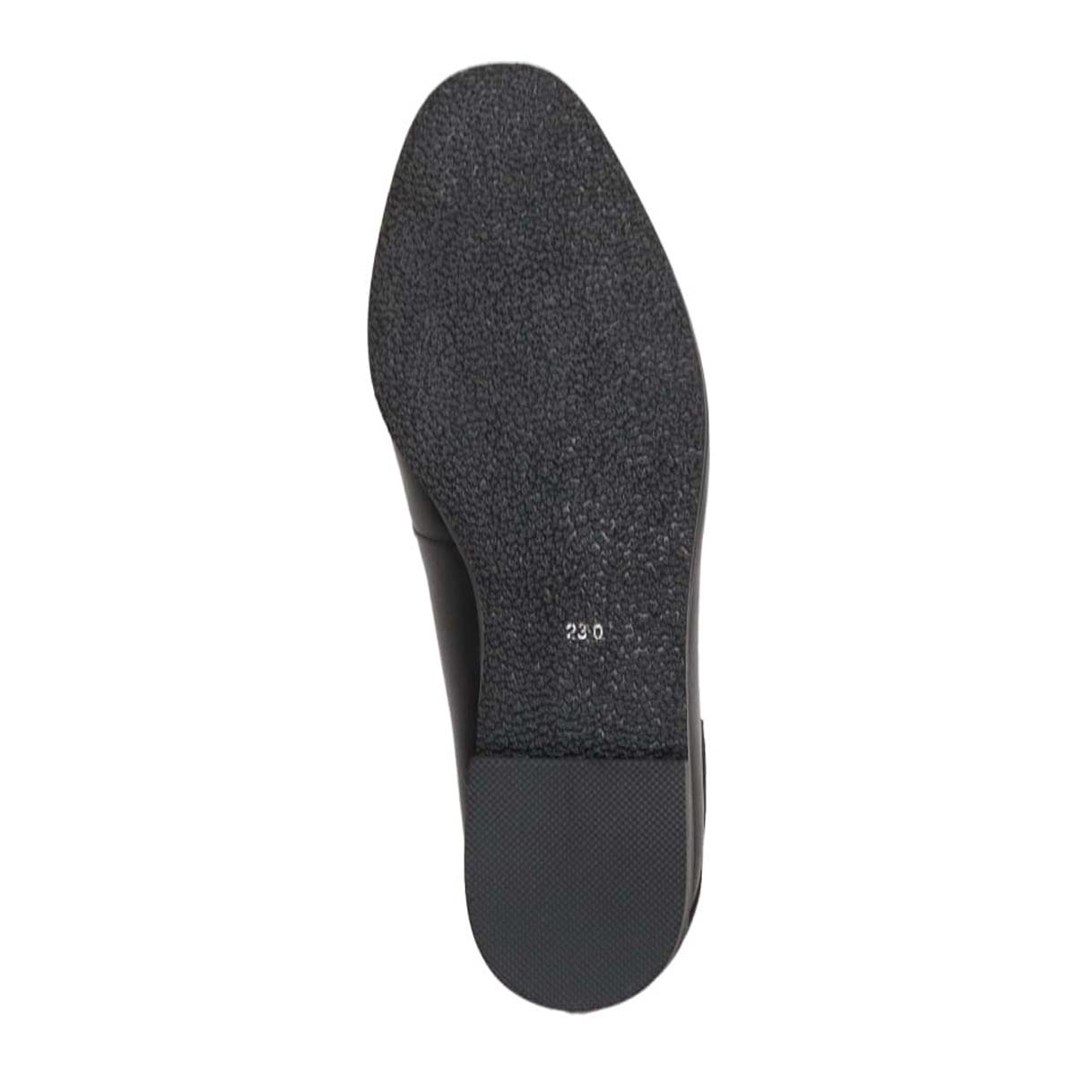 【撥水仕様】モデロ MODELLO 「Recovery Shiatsu Insole」搭載で指圧効果により血行をよくする。1.5cmヒール ビットローファー  DML8812XR BLACK 23.0