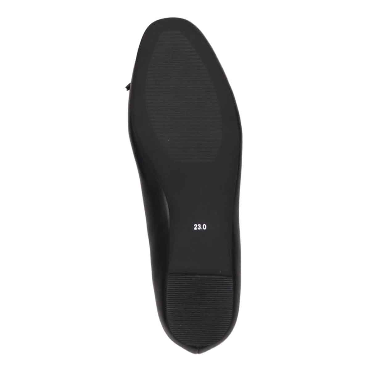 【撥水仕様】モデロ MODELLO 「Recovery Shiatsu Insole」搭載で指圧効果により血行を115％促進。 0.5ｃｍヒール バレエシューズ  DML8814R BLACK/BLACK 23.0
