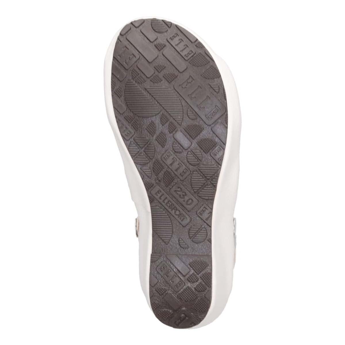 エル スポーツ ELLESPORT 2WAYウェッジサンダル　ESP12739 WHITE/C 23.0