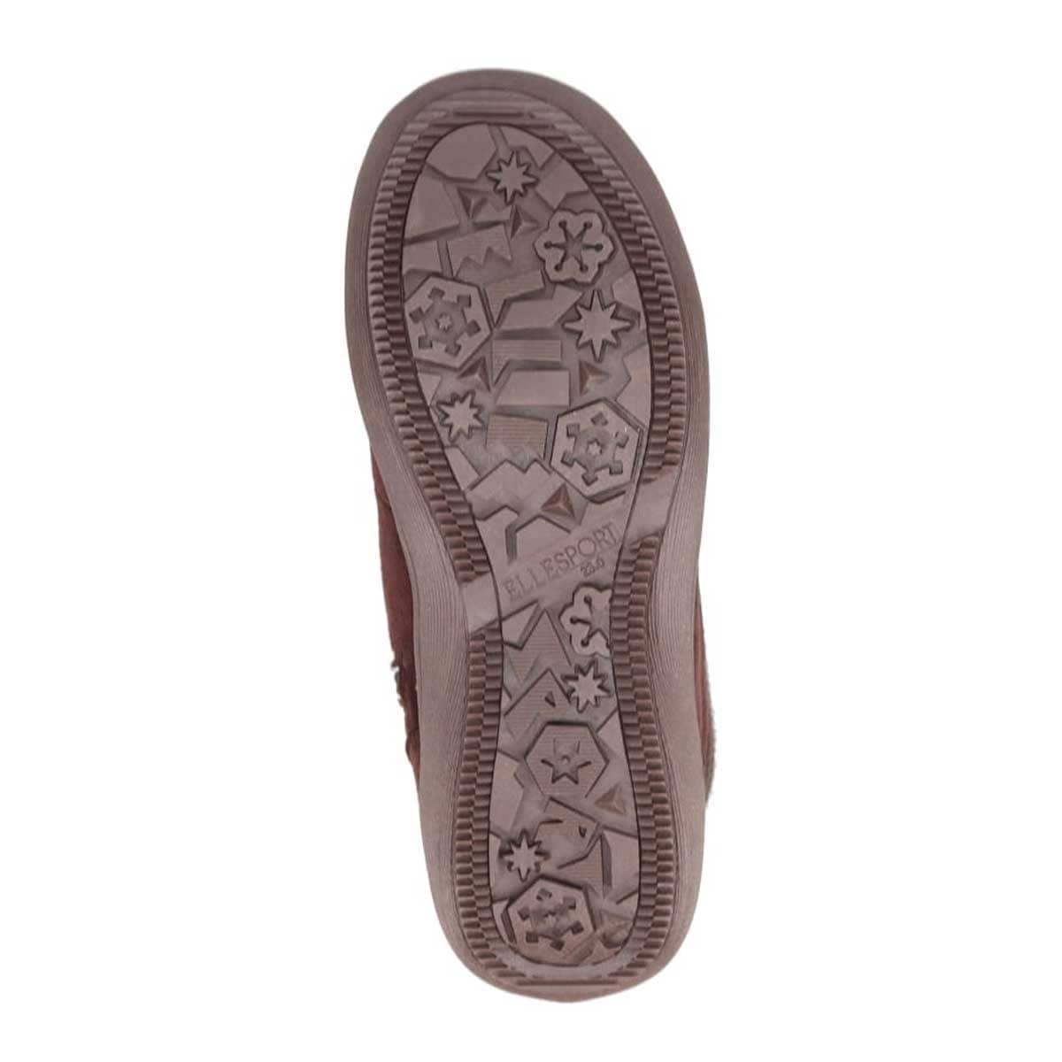 エル スポーツ ELLESPORT レースアップカジュアルブーツ　ESP14503 D-BROWN 23.0
