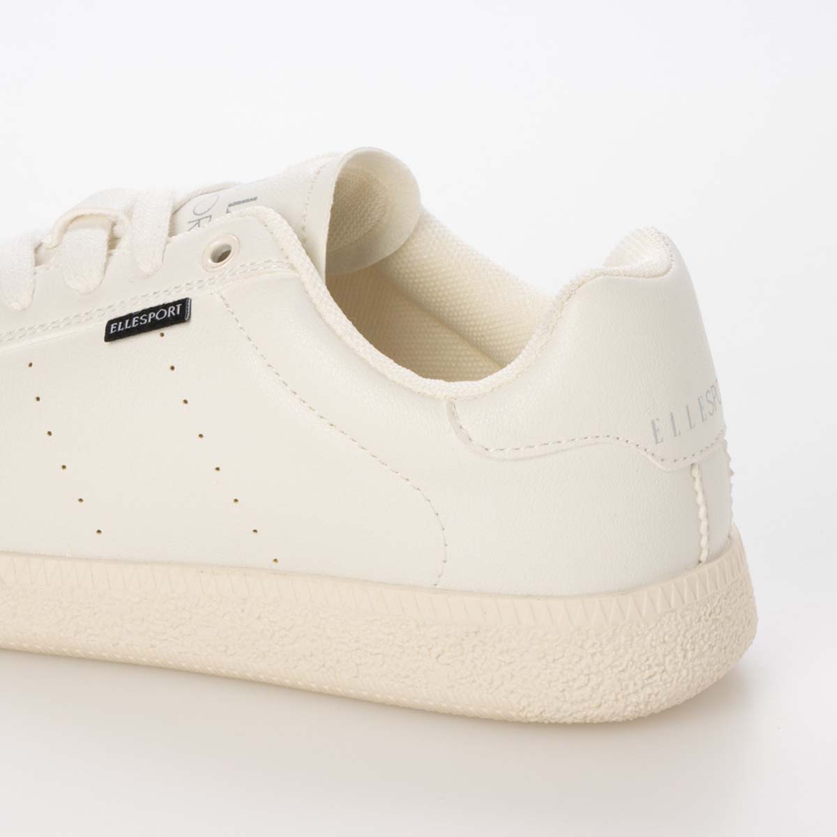 【ユニセックス】エル スポーツ ELLESPORT 2.5cmヒールのローテクコートスニーカー ESP14510 WHITE 23.0
