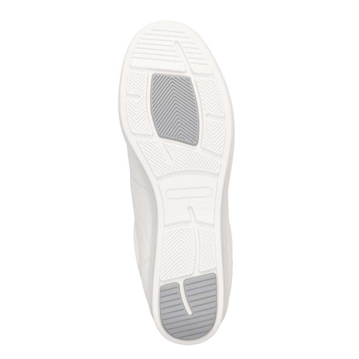 エル スポーツ ELLESPORT レースアップウェッジスニーカー　ESP14707 WHITE 23.0