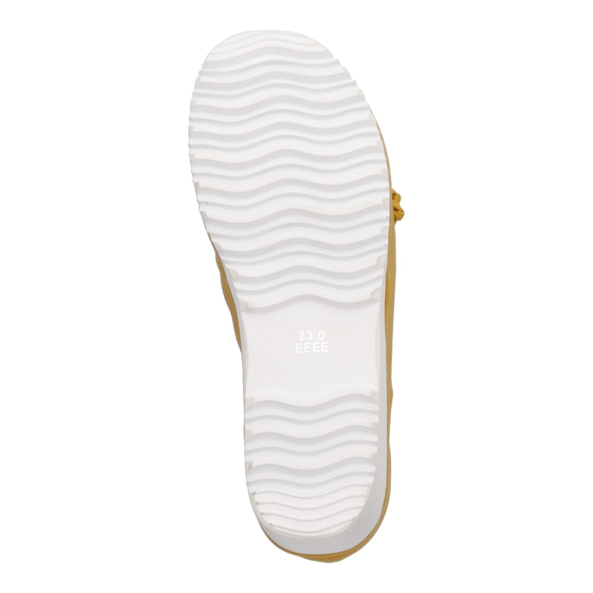 Ｃｉｔｙ　Ｇｏｌｆ ゆったり足入れのプラット製法 4Eカジュアルシューズ GFL20109 MUSTARD 23.0