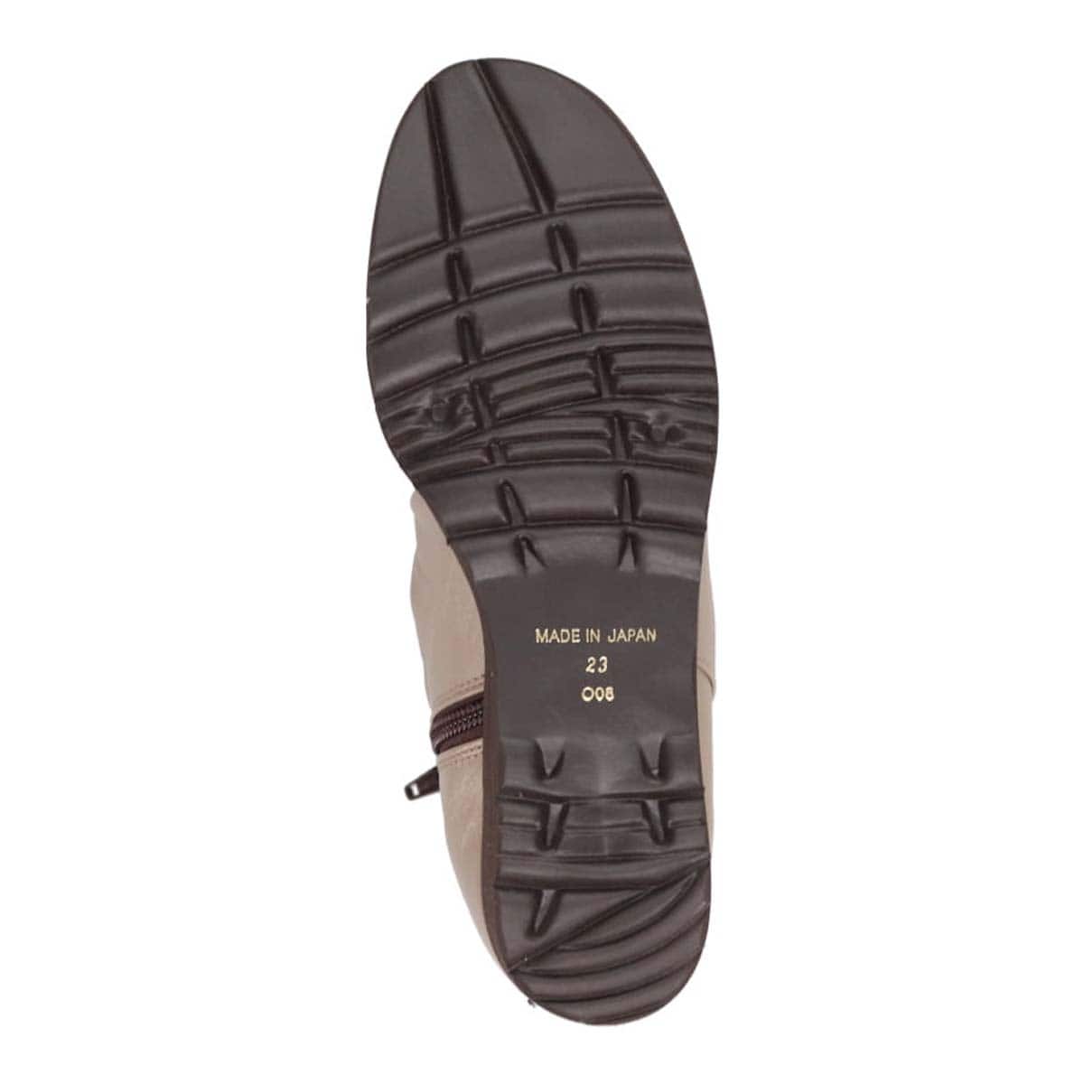 HIROKO KOSHINO キレイ目シルエット 柔らか素材 ショートブーツ   HKL4633 L-OAK 23.0