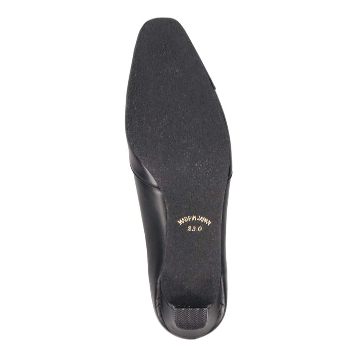 HIROKO KOSHINO Ｖカットラインが綺麗なデザインパンプス　HKL5149 BLACK 23.0