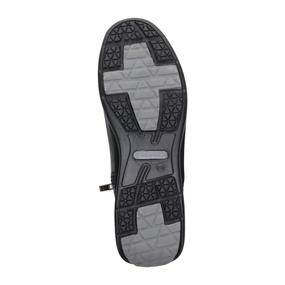 HIROKO KOSHINO 上質な牛革とブランドロゴが入った金具が高級感UP　ショートブーツ　HKL6207 BLACK 23.0