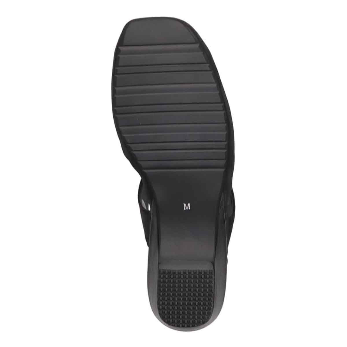 HIROKO KOSHINO バックストラップウェッジサンダル　HKL7528 BLACK M　(23.0～23.5)