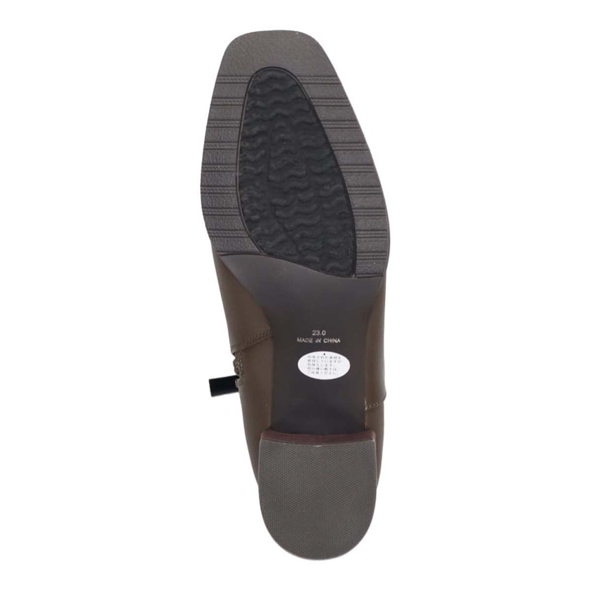 HIROKO KOSHINO 上質な羊革と足首の金具で高級感UP　ショートブーツ　HKL8006 D-BROWN 23.0