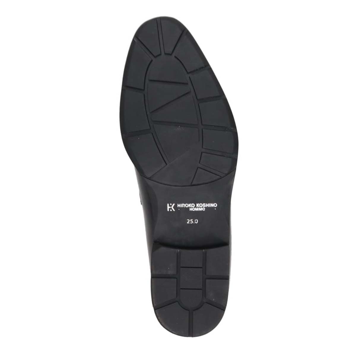 HIROKO KOSHINO HOMME  メンズ エレガント ユーチップスリッポンドレスシューズ　HR8003 BLACK 25.0