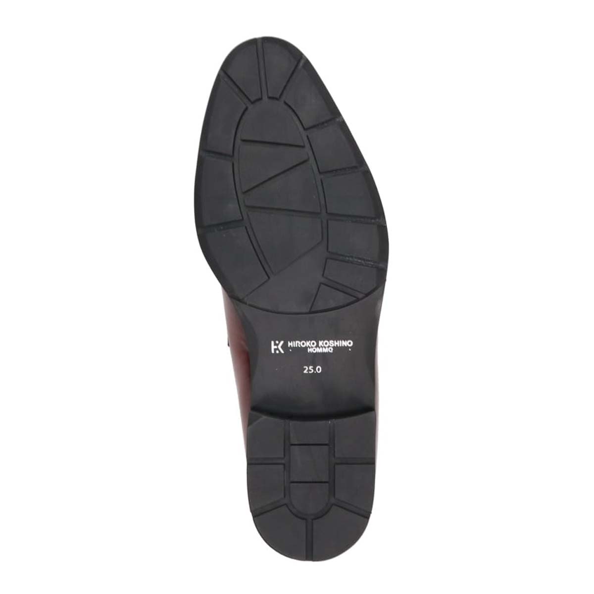 HIROKO KOSHINO HOMME  メンズ エレガント ユーチップスリッポンドレスシューズ　HR8003 WINE 25.0
