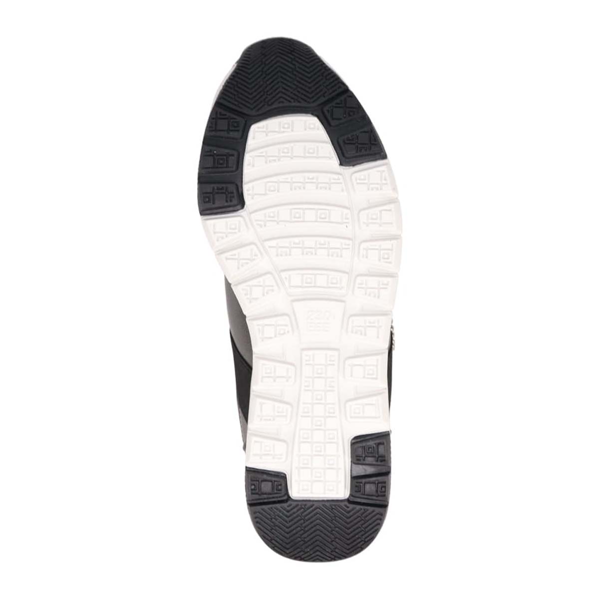 HIROKO KOSHINO FEMME　ラインストーンバックル付き エレガントスニーカー　HRL2025 BLACK/ETHANE 23.0