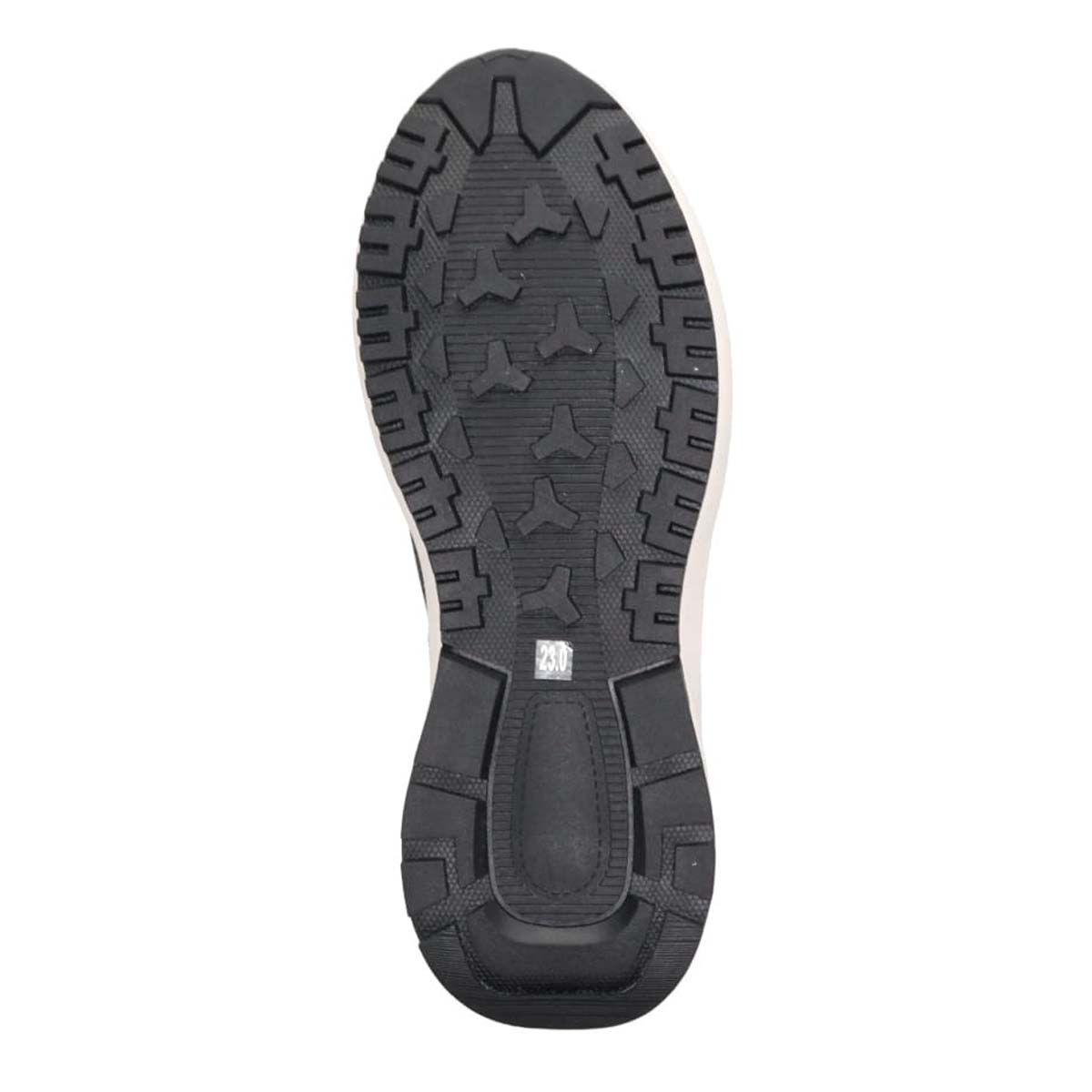 HIROKO KOSHINO FEMME グリッターとラインストーンで華やかなスニーカー　HRL5003 BLACK 23.0
