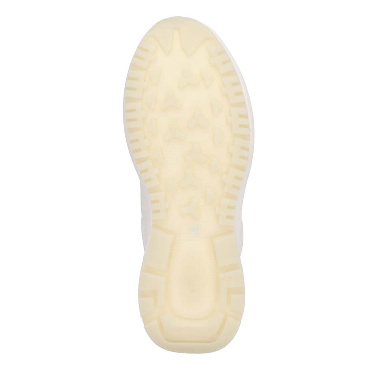 HIROKO KOSHINO FEMME グリッターとラインストーンで華やかなスニーカー　HRL5003 WHITE 23.0
