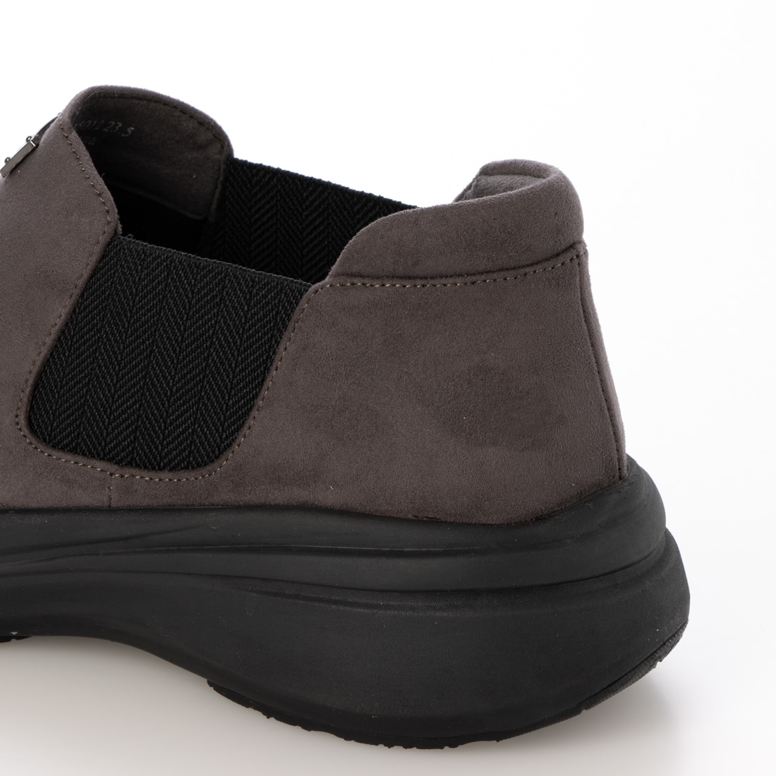 HIROKO KOSHINO FEMME シンプルなサイドゴアブーティ HRL5012 GRAY-SILKY 23.0